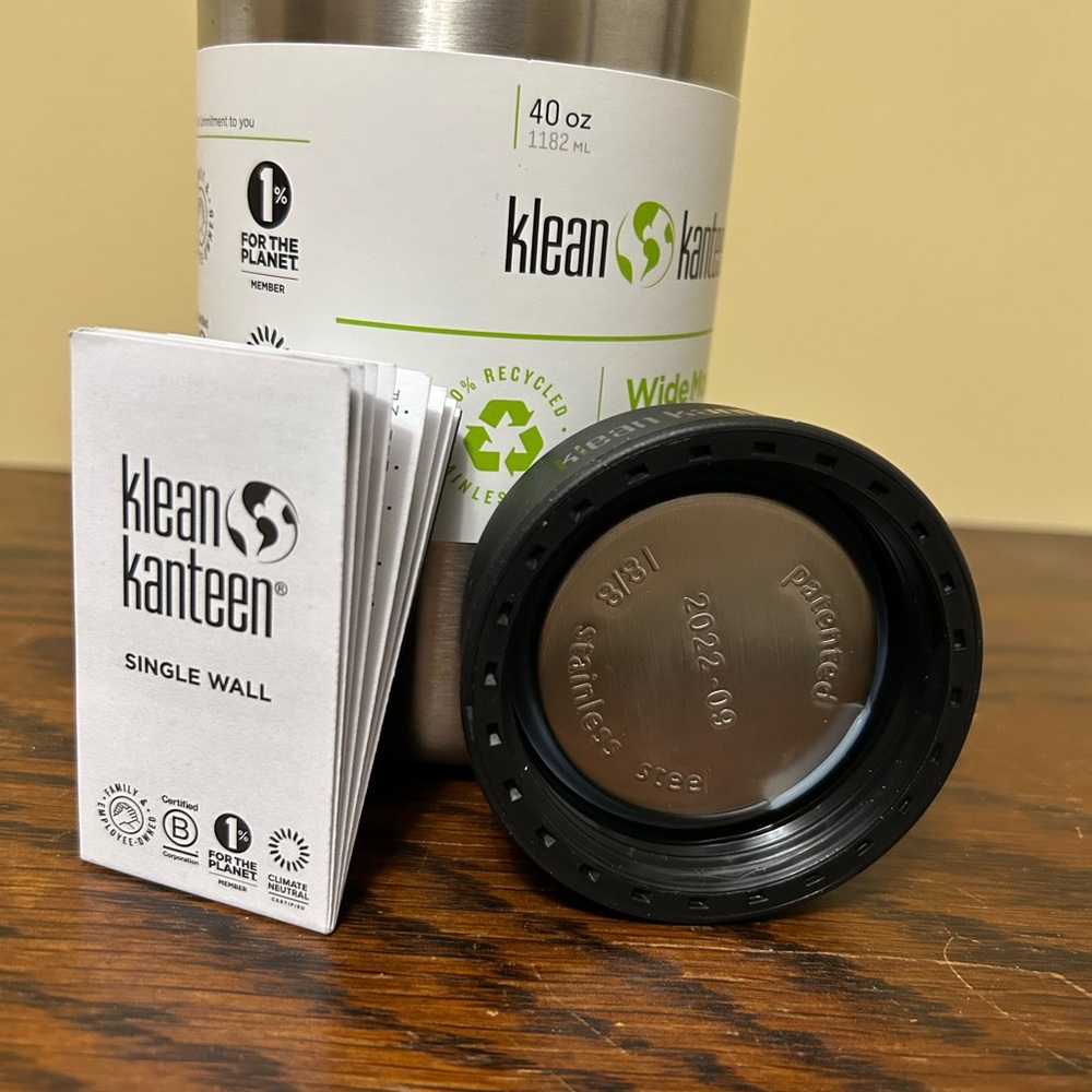 Klean Kanteen 40 oz Stainless Steel Bottle - Picture 10 of 11